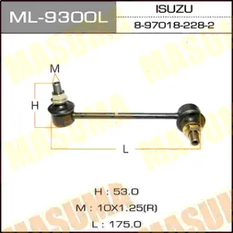 Стійка стабілізатора передній лев MITSUBISHI CARISMA Ліфтбек (DA_), LANCER VII MASUMA ML9300L