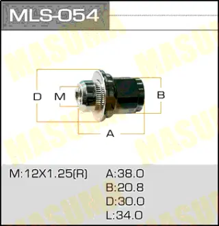 Гайка 12x1.25 MASUMA MLS054