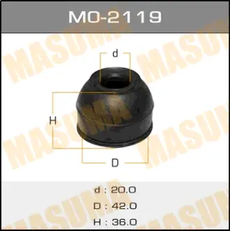 Шаровой пыльник 20x42x36 MASUMA MO2119