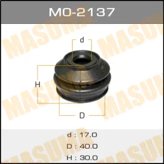 Шаровой пыльник 17x40x30 MASUMA MO2137