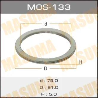 Кольцо глушителя 75 х 91 MASUMA MOS133