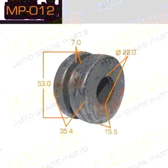 Втулка реактивной тяги /front/ Dyna L/YY1/2## [уп.2] MASUMA MP012