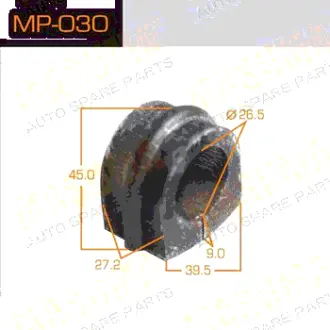 Втулка стабилизатора /front/ Terrano R50, C34,35, Y33 [уп.2] MASUMA MP030