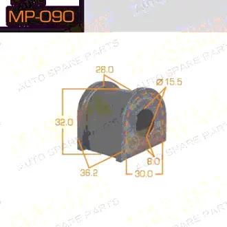 Втулка стабилизатора /rear/ Celica ST182,183..ZR,SR,GTR [уп.2] MASUMA MP090
