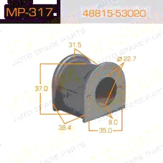 Втулка стабилизатора /front/ Mark II ##X115..WG, Alteza JCE15 [уп.2] MASUMA MP317