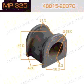 Втулка стабилизатора /front/ LiteAce Noah, TownAce Noah CR5#, SR50 [уп.2] MASUMA MP325