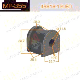 Втулка стабилизатора /rear/ COROLLA/ CE90 к-т2шт. аналог MP-080 MASUMA MP355