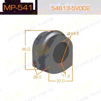 втулка стабилизатора /front/ vanette C24 [уп.2] MASUMA MP541