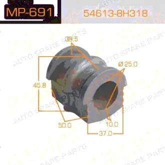 Втулка стабілізатора переднього (Кратно 2) Nissan X-Trail (00-07) (MP-691) MASUMA MP691