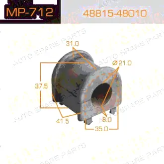 Втулка стабилизатора /front/KLUGER L/V/ ACU2#, MCU2# [уп.2] MASUMA MP712
