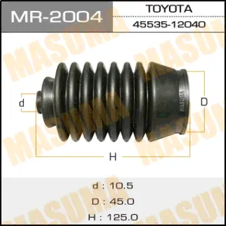 Рулевой рейки пыльник MR-2004 MASUMA MR2004