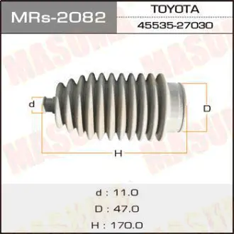 Рулевой рейки пыльник Силикон MR-2082 MASUMA MRS2082