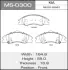 Колодки тормозные дисковые KIA/CERATO/V1500, V1600, V2000 front MASUMA MS0300 (фото 1)