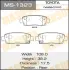 Колодки тормозные дисковые AN-403K MASUMA MS1323 (фото 1)