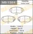 Колодки тормозные дисковые AN-413K MASUMA MS1324 (фото 1)