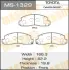 Колодки тормозные дисковые AN-417K MASUMA MS1329 (фото 1)