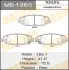 Колодки тормозные дисковые AN-398K аналог AN-369K MASUMA MS1363 (фото 1)