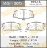 Колодки тормозные дисковые AN-407K MASUMA MS1385 (фото 1)