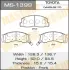 Колодки тормозные дисковые AN-408K аналог AN-379K MASUMA MS1399 (фото 1)
