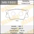 Колодки гальмівні задн Toyota Camry (06-), RAV 4 (05-) (MS-1522) MASUMA MS1522 (фото 1)