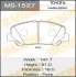 Колодки тормозные дисковые AN-735WK MASUMA MS1527 (фото 1)