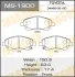 Колодки гальмівні передн Toyota Avensis (03-08) (MS-1900) MASUMA MS1900 (фото 1)