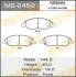 Колодки гальмівні передн Nissan Note (05-12), Tida (04-12) (MS-2452) MASUMA MS2452 (фото 1)