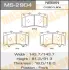 Колодки тормозные дисковые PATROL/ Y62 front MASUMA MS2904 (фото 1)