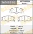 Колодки гальмівні передн Mitsubishi L200 (00-08), Lancer (08-12), Pajero Sport (-09) (MS-3233) MASUMA MS3233 (фото 1)