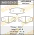 Колодки тормозные дисковые AN-426 MASUMA MS3348 (фото 1)