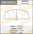 Колодки гальмівні задн Mazda 6 (02-12) (MS-5203) MASUMA MS5203 (фото 1)
