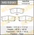 Колодки тормозные дисковые AN-344K MASUMA MS5290 (фото 1)