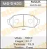 Колодки тормозные дисковые AN-602K MASUMA MS5425 (фото 1)