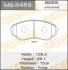 Колодки тормозные дисковые AN-631WK MASUMA MS5459 (фото 1)
