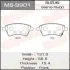 Колодки тормозные передн SUZUKI SX4 S-Cross 1.6 (13-18) MASUMA MS9901 (фото 1)
