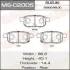 Колодки гальмівні задн Suzuki Swift (11-), SX4 (13-), Vitara (15-) (MS-C2005) MASUMA MSC2005 (фото 1)