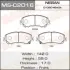 Колодки гальмівні передн Nissan Qashqai (13-), X-Trail (13-) (MS-C2016) MASUMA MSC2016 (фото 1)