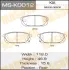 Колодки тормозные дисковые SORENTO rear MASUMA MSK0012 (фото 1)