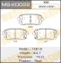 Колодки тормозные дисковые CARENS rear MASUMA MSK0022 (фото 1)