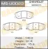 Колодки тормозные дисковые CAPTIVA, DAEW00 front MASUMA MSU0023 (фото 1)