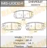 Колодки тормозные дисковые CAPTIVA, DAEW00 rear MASUMA MSU0024 (фото 1)