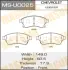 Колодки тормозные дисковые CRUZE.ORLANDO front MASUMA MSU0025 (фото 1)