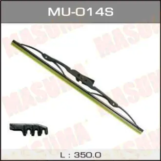 Дворник 14", крюк (350мм) "Эконом" (1/10/50) MASUMA MU014S