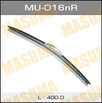 Дворник 16", бескаркасный RHD (400мм) MASUMA MU016NR