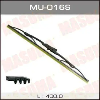 Дворник 16", крюк (400мм) "Эконом" (1/10/50) MASUMA MU016S