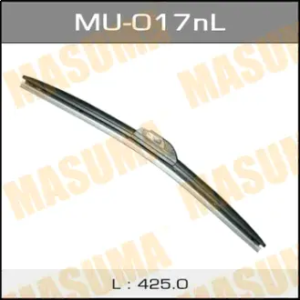 Дворник 17", бескаркасный LHD (425мм) MASUMA MU017NL