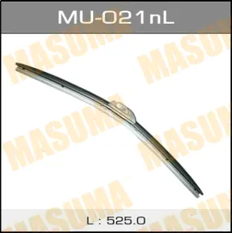 Дворник 21", бескаркасный LHD (525мм) MASUMA MU021NL
