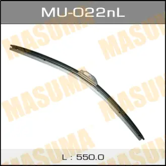 Дворник 22", бескаркасный LHD (550мм) MASUMA MU022NL