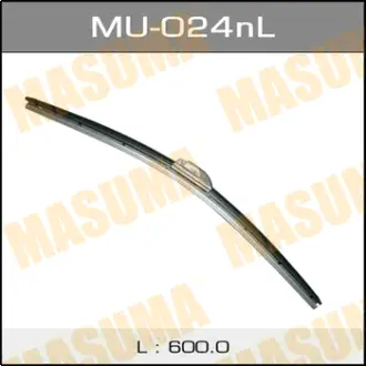 Дворник 24", бескаркасный LHD (600мм) MASUMA MU024NL