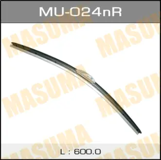 Дворник 24", бескаркасный RHD (600мм) MASUMA MU024NR